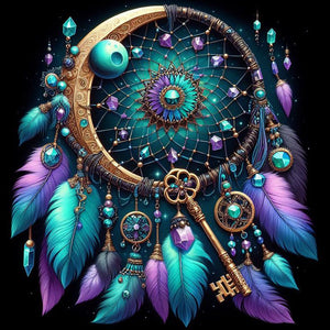 Dream Catcher-Full Round Diamond Painting-30x30cm