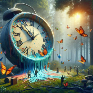 Time-Full Round Diamond Painting-40x40cm