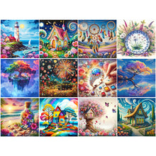 Load image into Gallery viewer, House-Full Round Diamond Painting-30x30cm
