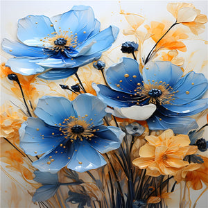 Poppy-Full Round Diamond Painting-30x40cm