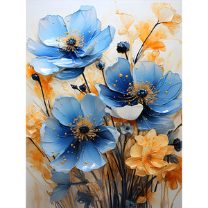 Poppy-Full Round Diamond Painting-30x40cm