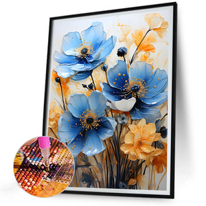Poppy-Full Round Diamond Painting-30x40cm