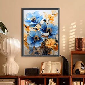 Poppy-Full Round Diamond Painting-30x40cm