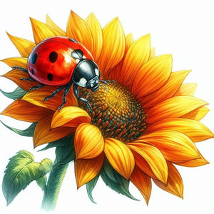 Flower-Full Round Diamond Painting-30x30cm