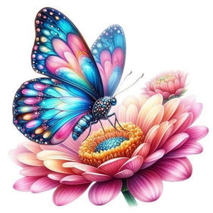 Flower-Full Round Diamond Painting-30x30cm