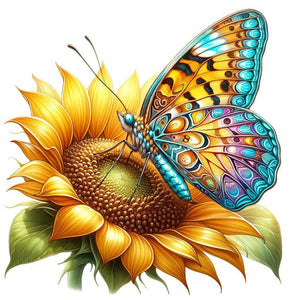 Flower-Full Round Diamond Painting-30x30cm