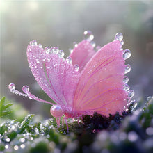 Load image into Gallery viewer, Butterfly-Full Round Diamond Painting-30x30cm
