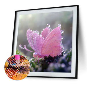 Butterfly-Full Round Diamond Painting-30x30cm