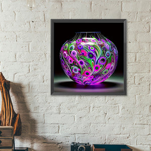 Vase-Full Round Diamond Painting-40x40cm