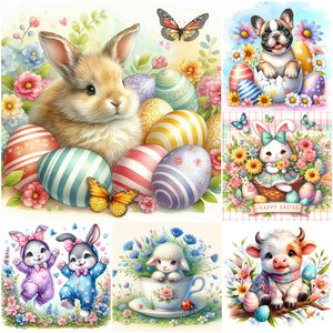 Easter-Full Round Diamond Painting-30x30cm