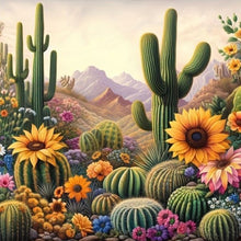 Load image into Gallery viewer, Flower-Full Round Diamond Painting-40x40cm
