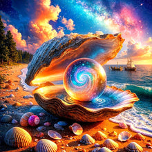 Load image into Gallery viewer, Dream Shells-Full Round Diamond Painting-30x30cm
