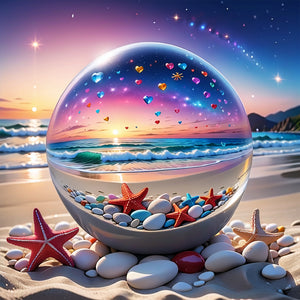 Dream Shells-Full Round Diamond Painting-30x30cm