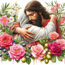 Load image into Gallery viewer, Jesus-Full Round Diamond Painting-40x40cm
