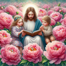 Load image into Gallery viewer, Jesus-Full Round Diamond Painting-40x40cm
