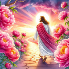 Load image into Gallery viewer, Jesus-Full Round Diamond Painting-40x40cm
