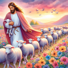 Load image into Gallery viewer, Jesus-Full Round Diamond Painting-40x40cm

