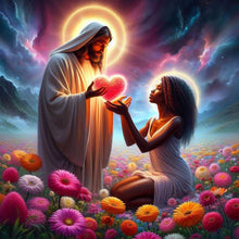 Load image into Gallery viewer, Jesus-Full Round Diamond Painting-40x40cm
