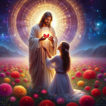 Load image into Gallery viewer, Jesus-Full Round Diamond Painting-40x40cm
