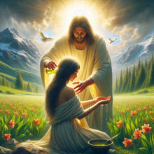 Load image into Gallery viewer, Jesus-Full Round Diamond Painting-40x40cm
