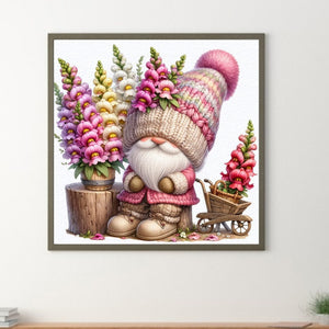 Gnome-Full Round Diamond Painting-30x30cm