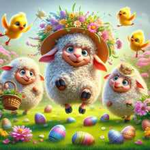Load image into Gallery viewer, Easter-Full Round Diamond Painting-40x40cm
