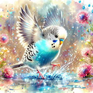 Bird-Full Round Diamond Painting-40x40cm