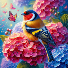 Load image into Gallery viewer, Bird-Full Round Diamond Painting-40x40cm
