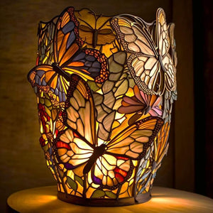 Butterfly Lights-Full Round Diamond Painting-40x40cm