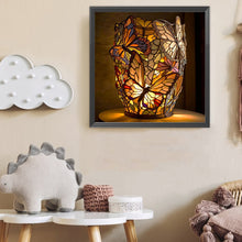 Load image into Gallery viewer, Butterfly Lights-Full Round Diamond Painting-40x40cm
