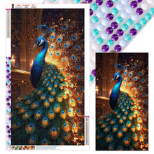 Load image into Gallery viewer, Peacock-Full Round Diamond Painting-40x70cm-Large Size
