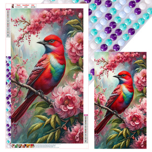 Peacock-Full Round Diamond Painting-40x70cm-Large Size
