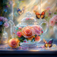 Load image into Gallery viewer, Crystal Bouquet-Full Round Diamond Painting-30x30cm

