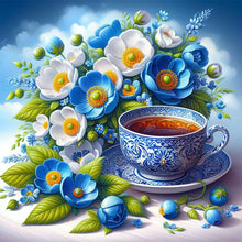 Load image into Gallery viewer, Crystal Bouquet-Full Round Diamond Painting-30x30cm
