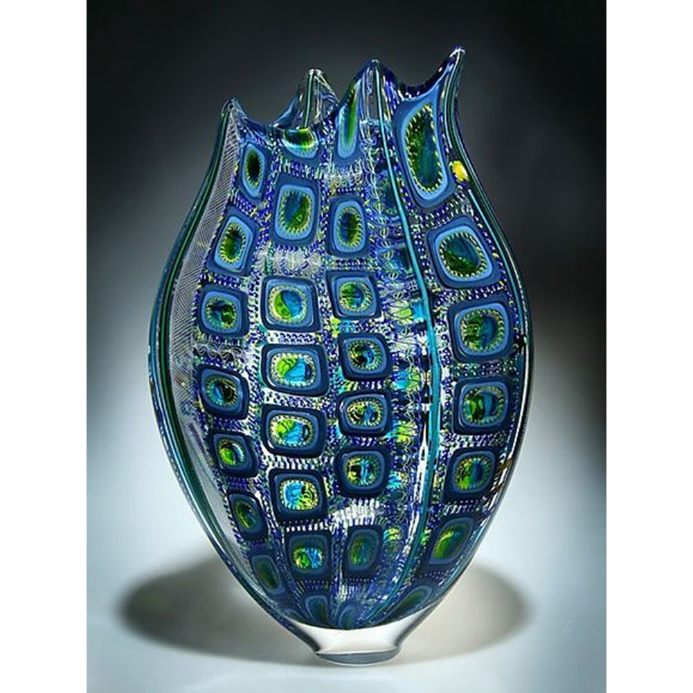 Vase-Full Round Diamond Painting-30x40cm