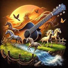 Load image into Gallery viewer, Horse-Full Round Diamond Painting-30x30cm
