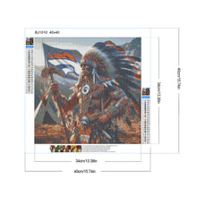 Load image into Gallery viewer, Indian-Full Round Diamond Painting-40x40cm
