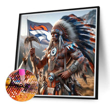 Load image into Gallery viewer, Indian-Full Round Diamond Painting-40x40cm

