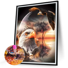 Load image into Gallery viewer, Eagle-Full Round Diamond Painting-30x40cm
