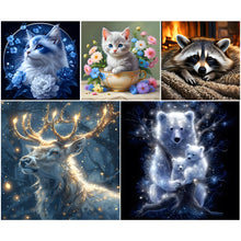 Load image into Gallery viewer, Cat-Full Round Diamond Painting-30x30cm

