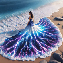 Load image into Gallery viewer, Girl-Full Round Diamond Painting-40x40cm
