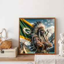 Load image into Gallery viewer, Indian-Full Round Diamond Painting-40x40cm

