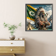 Load image into Gallery viewer, Indian-Full Round Diamond Painting-40x40cm
