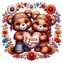 Load image into Gallery viewer, Valentine&#39;s Day-Full Round Diamond Painting-40x40cm
