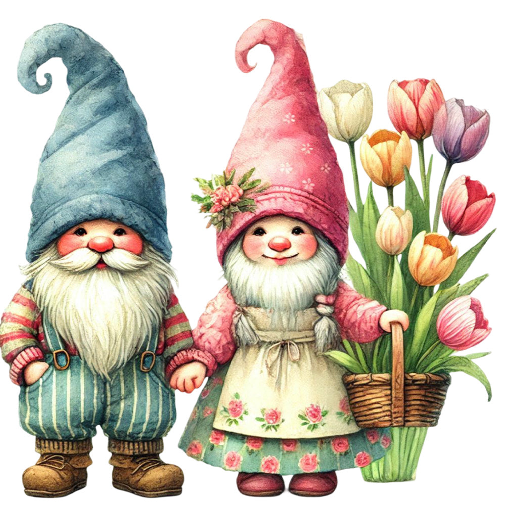 Gnome-Full Round Diamond Painting-30x30cm