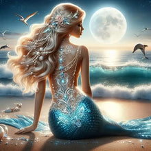 Load image into Gallery viewer, Girl-Full Round Diamond Painting-40x40cm
