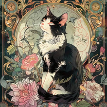 Load image into Gallery viewer, Cat-Full Round Diamond Painting-40x40cm
