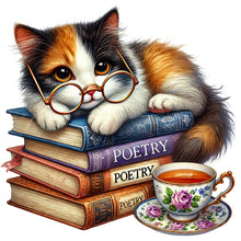 Load image into Gallery viewer, Cat-Full Round Diamond Painting-30x30cm
