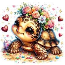 Load image into Gallery viewer, Turtle-Full Round Diamond Painting-30x30cm
