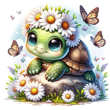 Load image into Gallery viewer, Turtle-Full Round Diamond Painting-30x30cm
